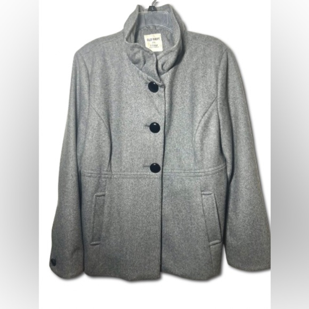 Old Navy Women's Classic Gray Pea Coat